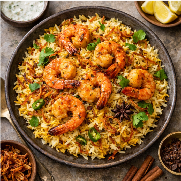 Shrimp Biryani